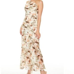 Watercolor Floral Maxi Dress